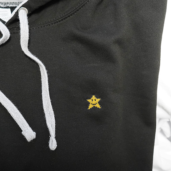 Motiv: Stern, Männer Sweatshirt, schwarz, L