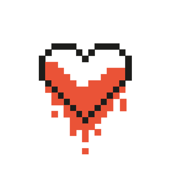 [Motiv: Bleeding Heart (rot)] Frauen | Sweatshirt, schwarz, M Frauen | Sweatshirt | M | schwarz