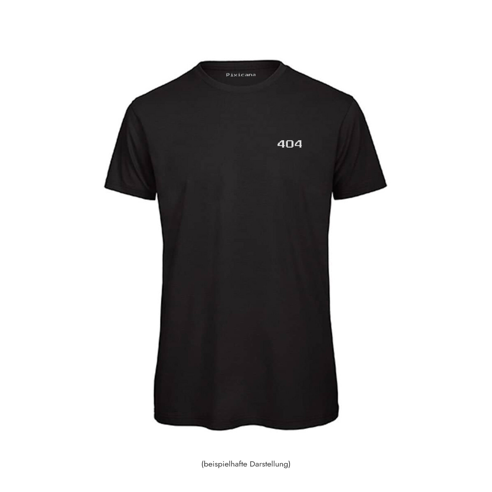 Motive: [Motiv: 404] Männer | T-Shirt, Rundhals, schwarz, M