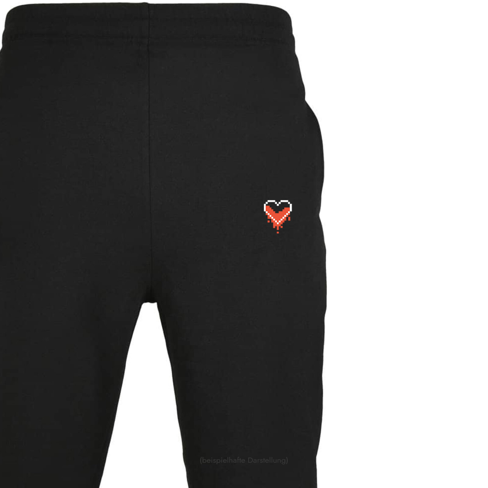 Motive: [Motiv: Bleeding Heart (rot)] Männer | Jogginghose, schwarz, L