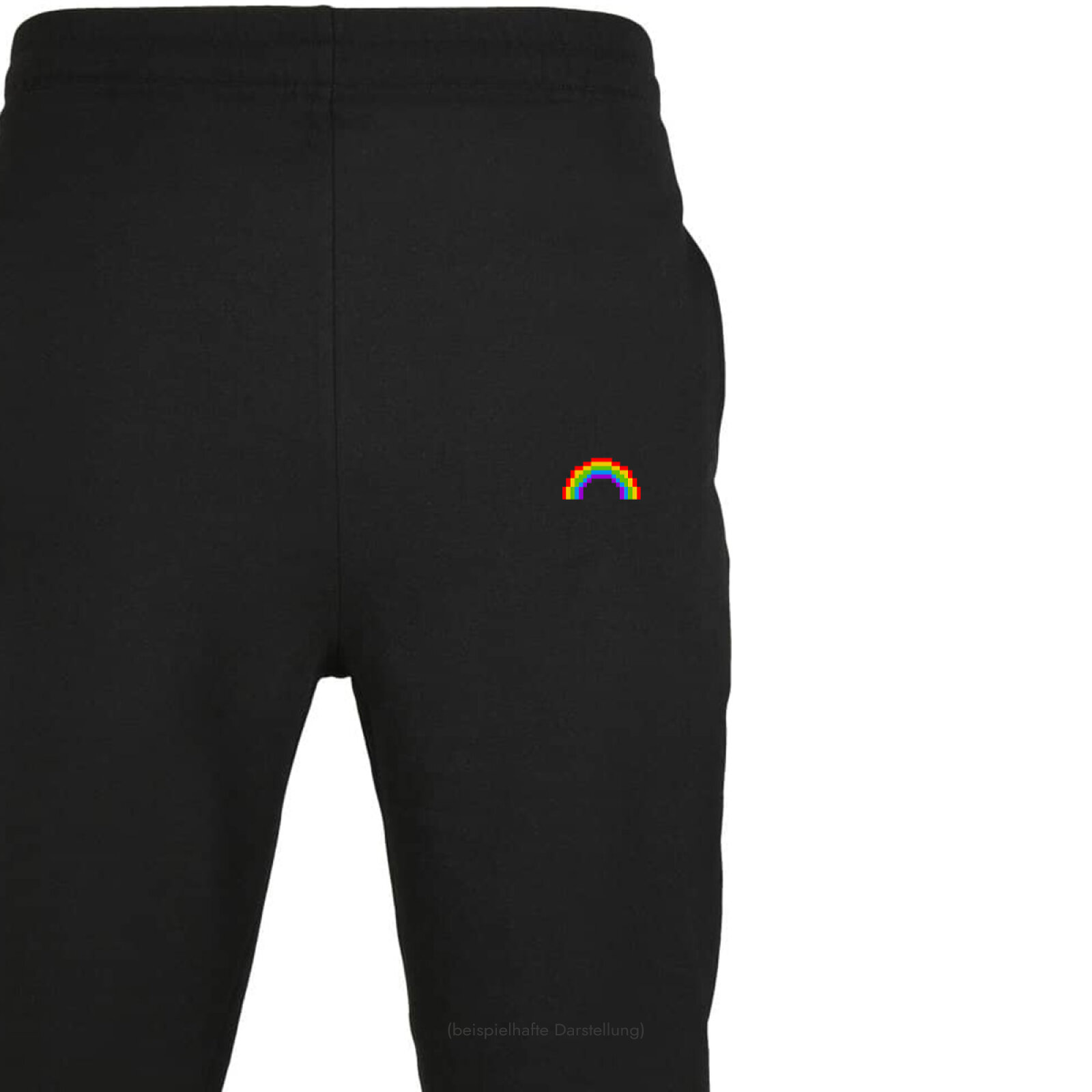 Motive: [Motiv: Regenbogen] Männer | Jogginghose, schwarz, L