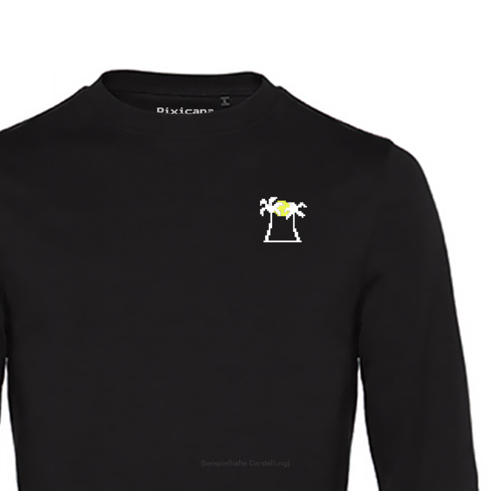 Motive: [Motiv: Strand] Männer | Sweatshirt, schwarz, XXL