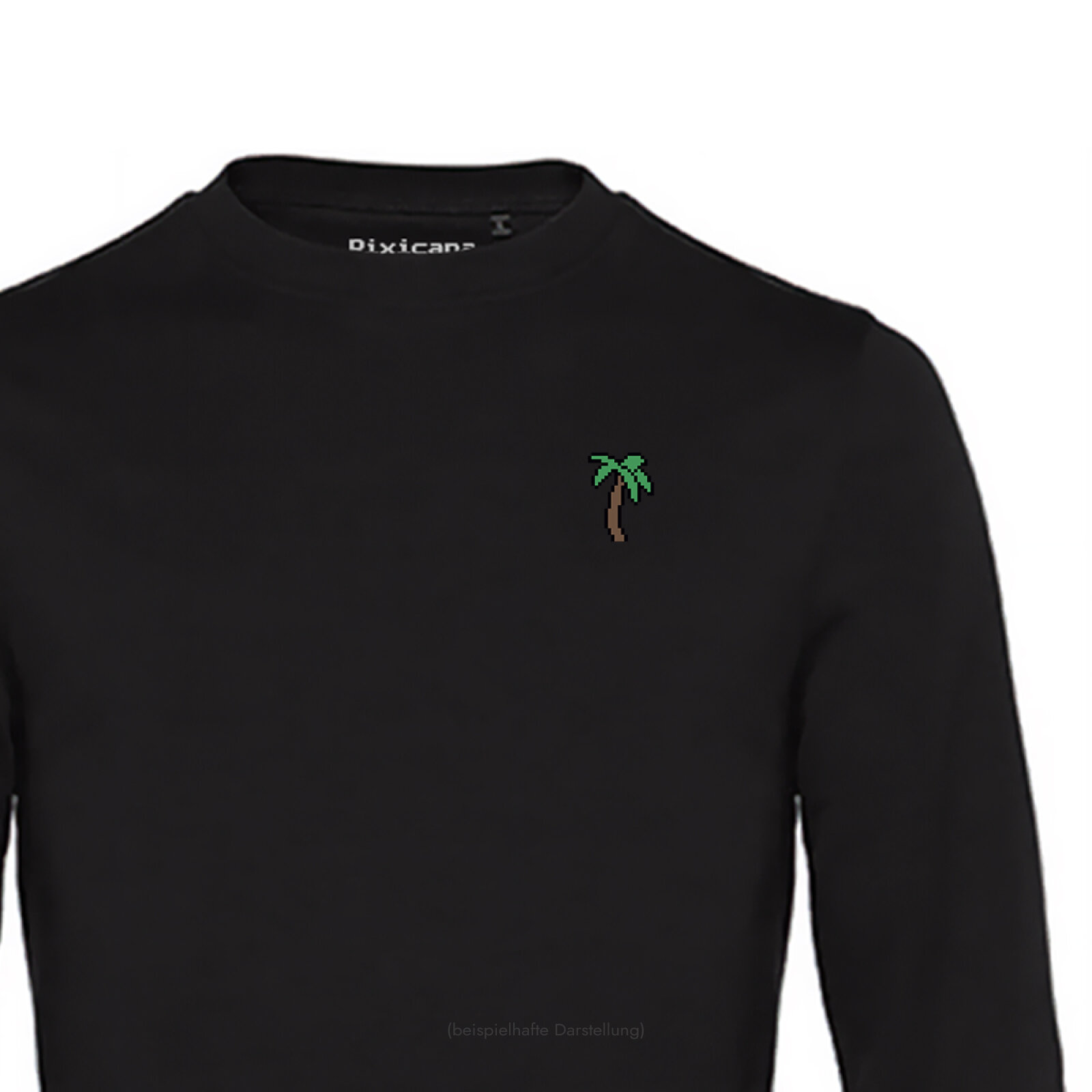 Motive: [Motiv: Palme] Männer | Sweatshirt, schwarz, XXL