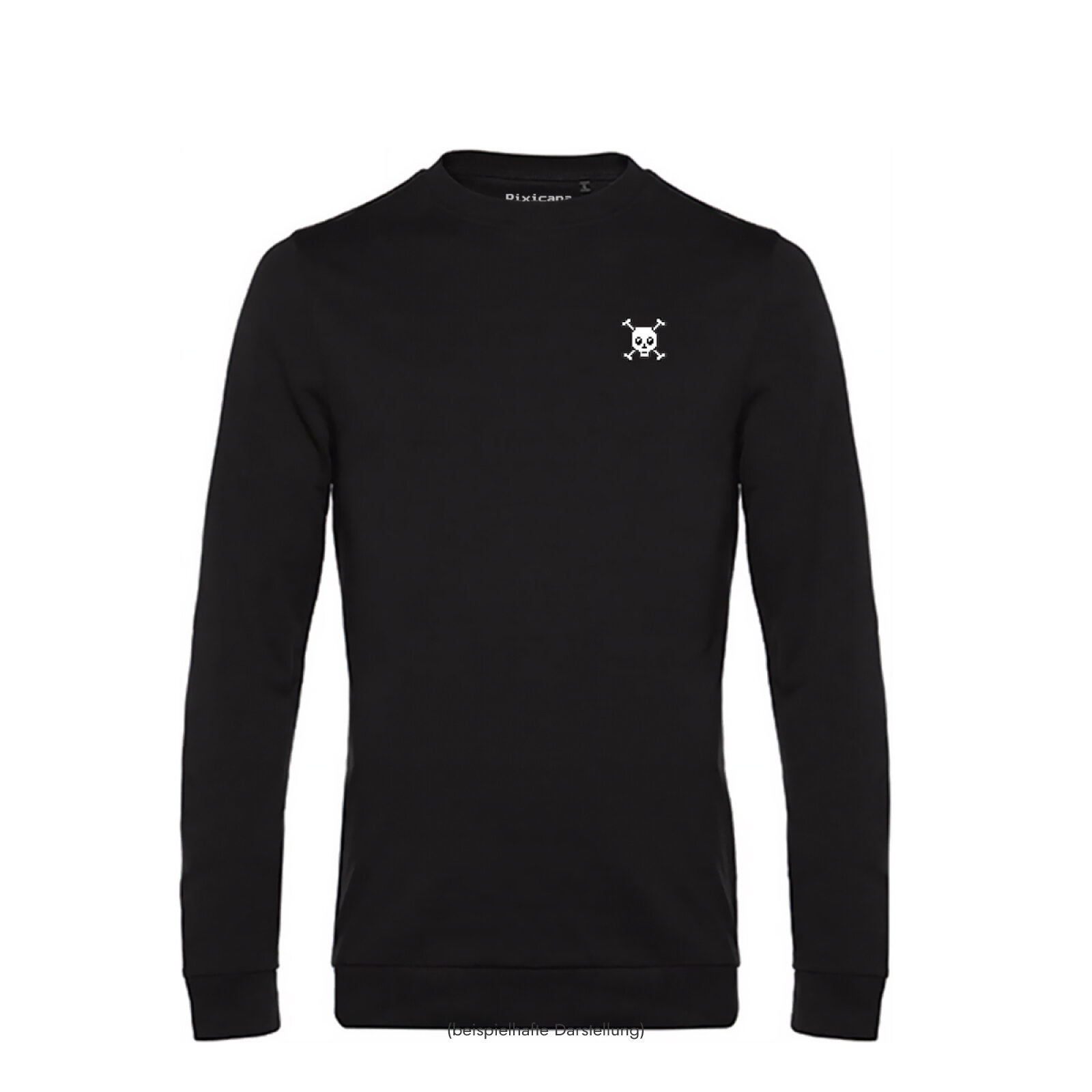 Motive: [Motiv: Totenkopf] Männer | Sweatshirt, schwarz, L