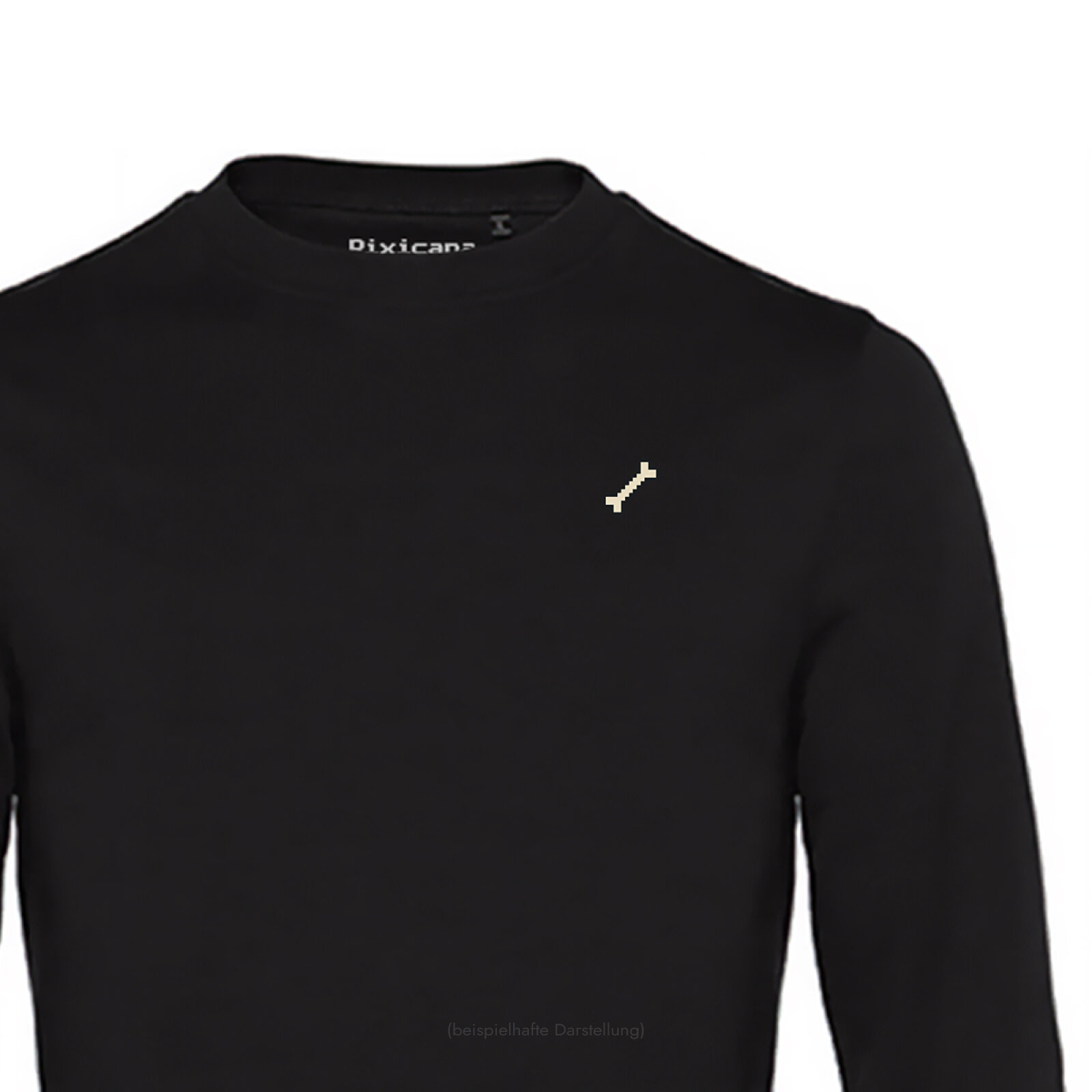 Motive: [Motiv: Knochen] Männer | Sweatshirt, schwarz, L