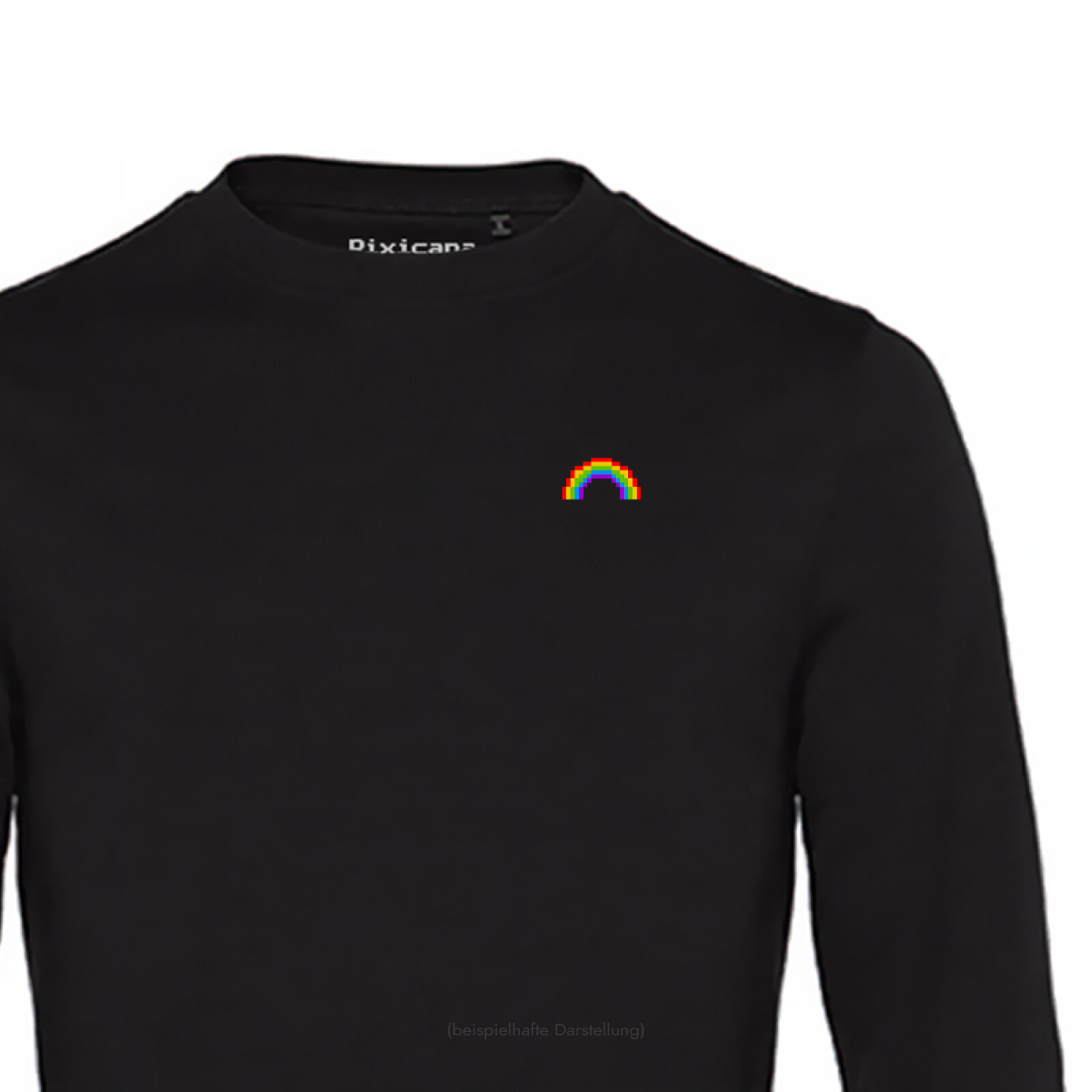 Motive: [Motiv: Regenbogen] Männer | Sweatshirt, schwarz, 3XL
