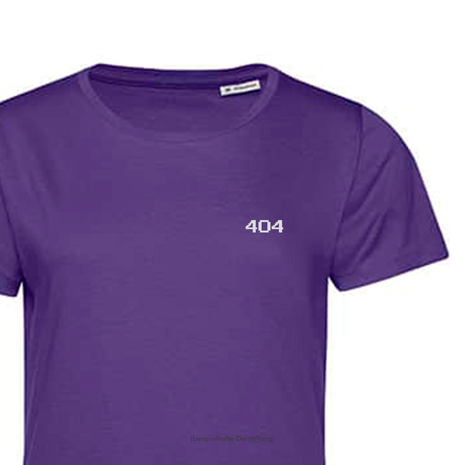 Motive: [Motiv: 404] Frauen | T-Shirt, Rundhals, lila, S