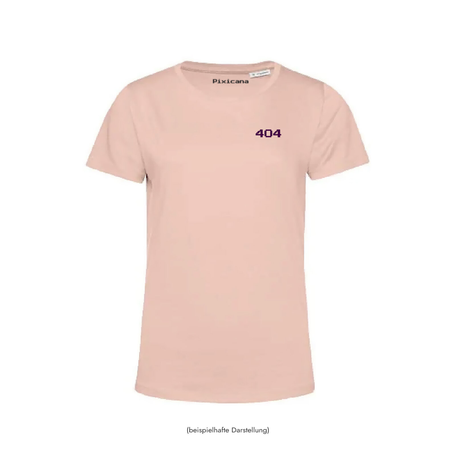 Motive: [Motiv: 404] Frauen | T-Shirt, Rundhals, millennial pink, S