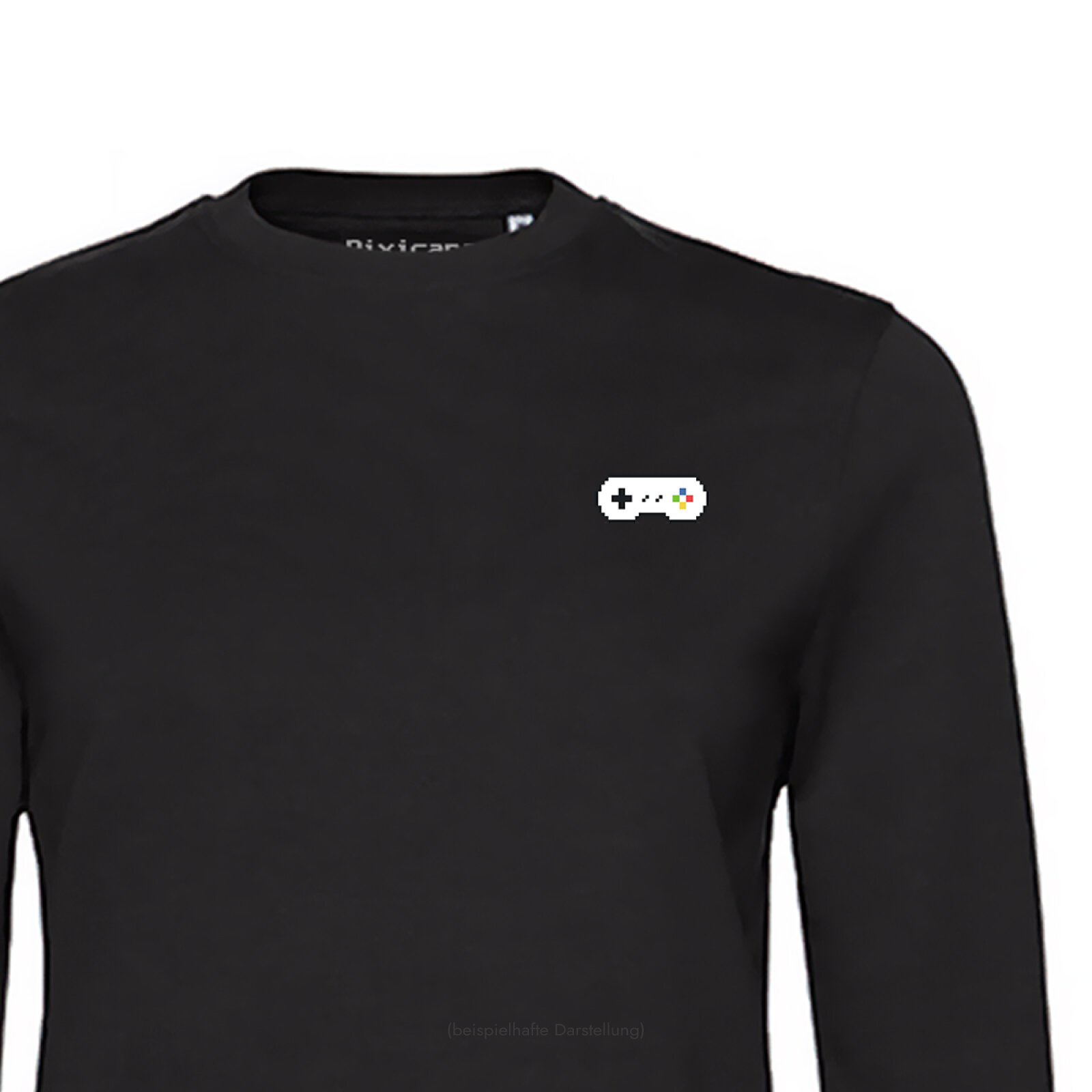 Motive: [Motiv: Gamepad] Frauen | Sweatshirt, schwarz, L