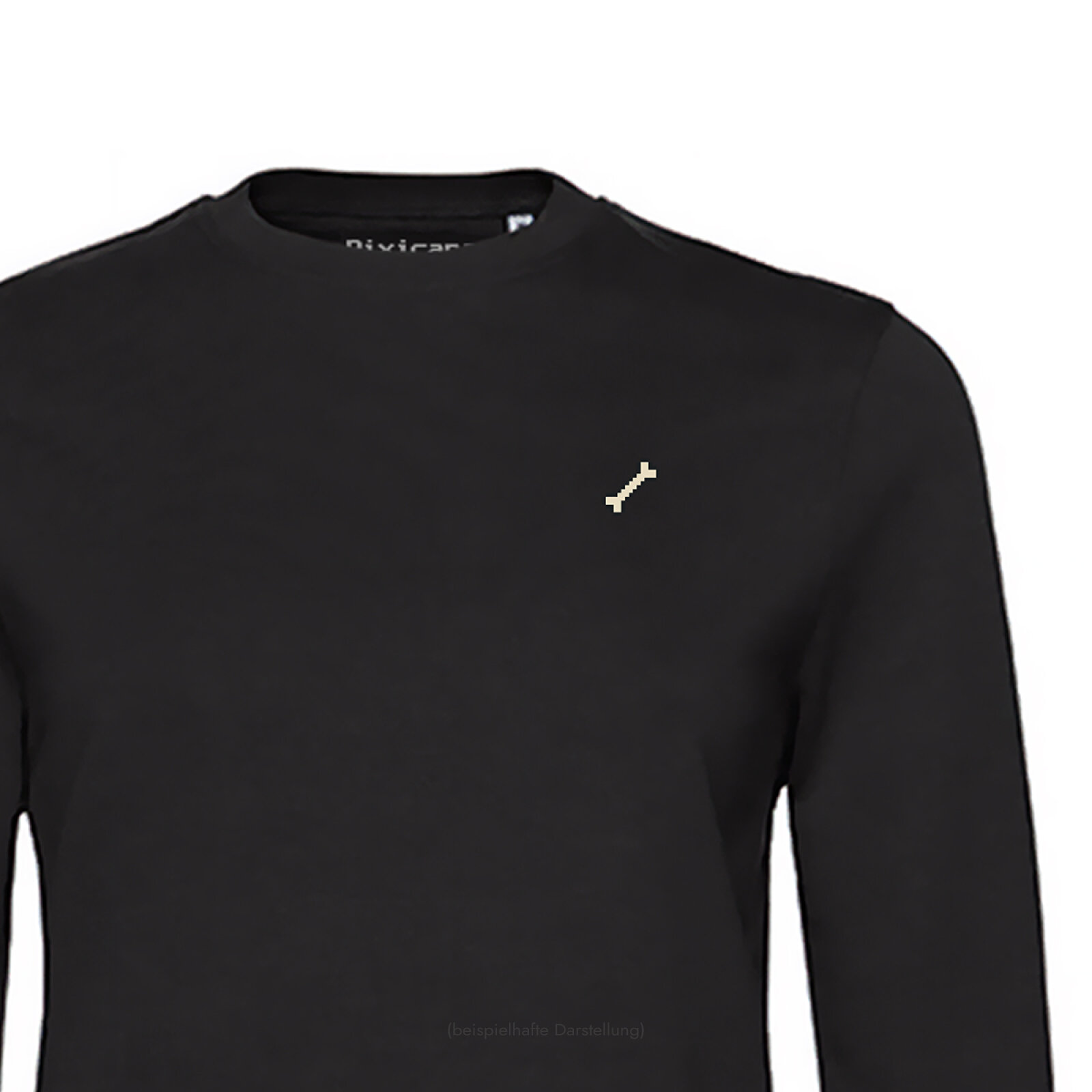 Motive: [Motiv: Knochen] Frauen | Sweatshirt, schwarz, XL