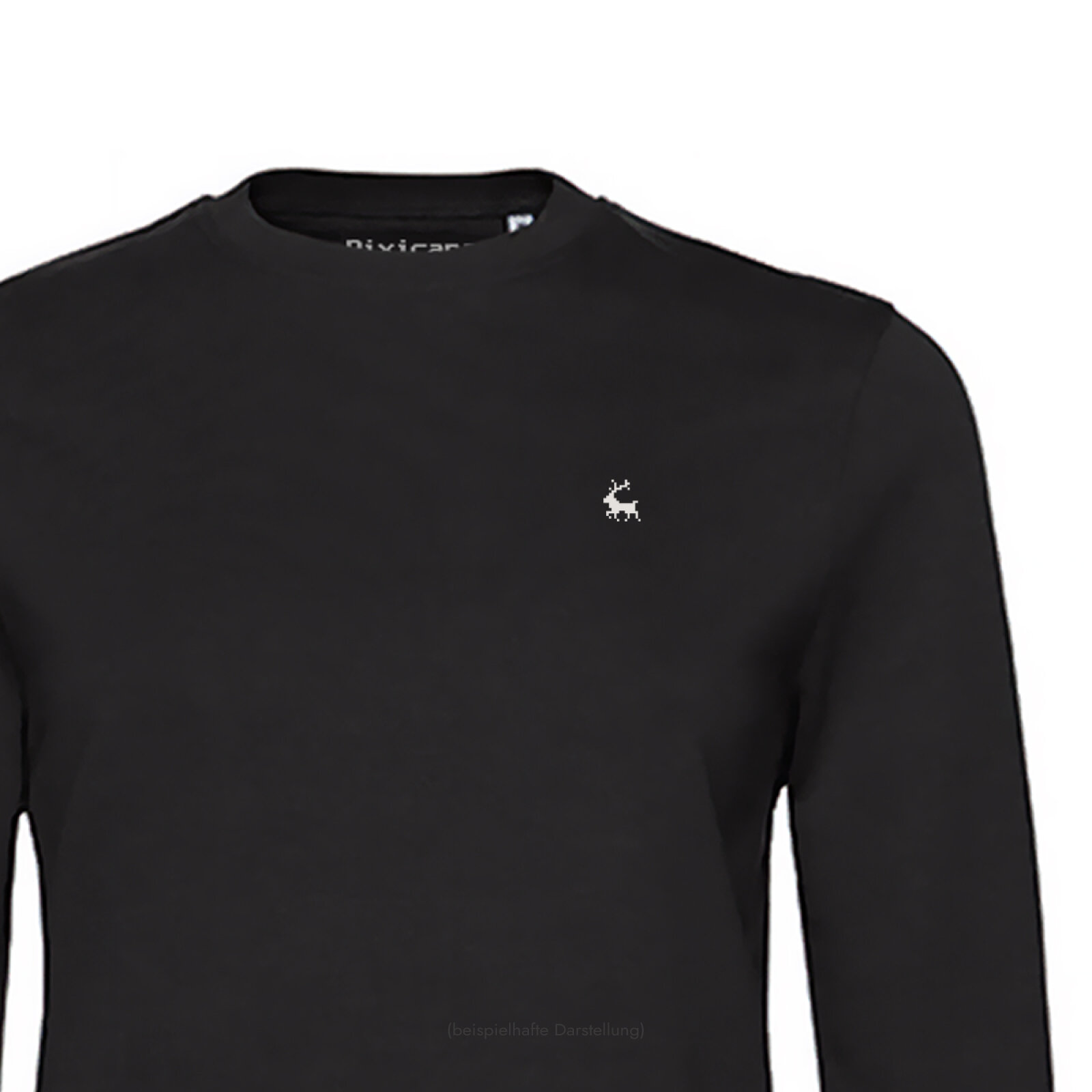 Motive: [Motiv: Classic Rentier] Frauen | Sweatshirt, schwarz, XS